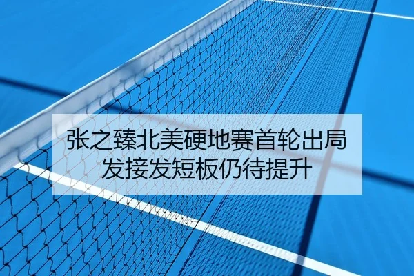 张之臻北美硬地赛首轮出局 发接发短板仍待提升